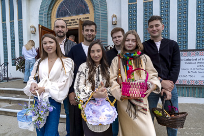 The Bright Resurrection of Christ. Blessing of Baskets.