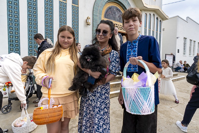 The Bright Resurrection of Christ. Blessing of Baskets.