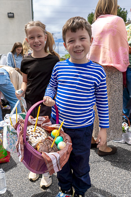 The Bright Resurrection of Christ. Blessing of Baskets.